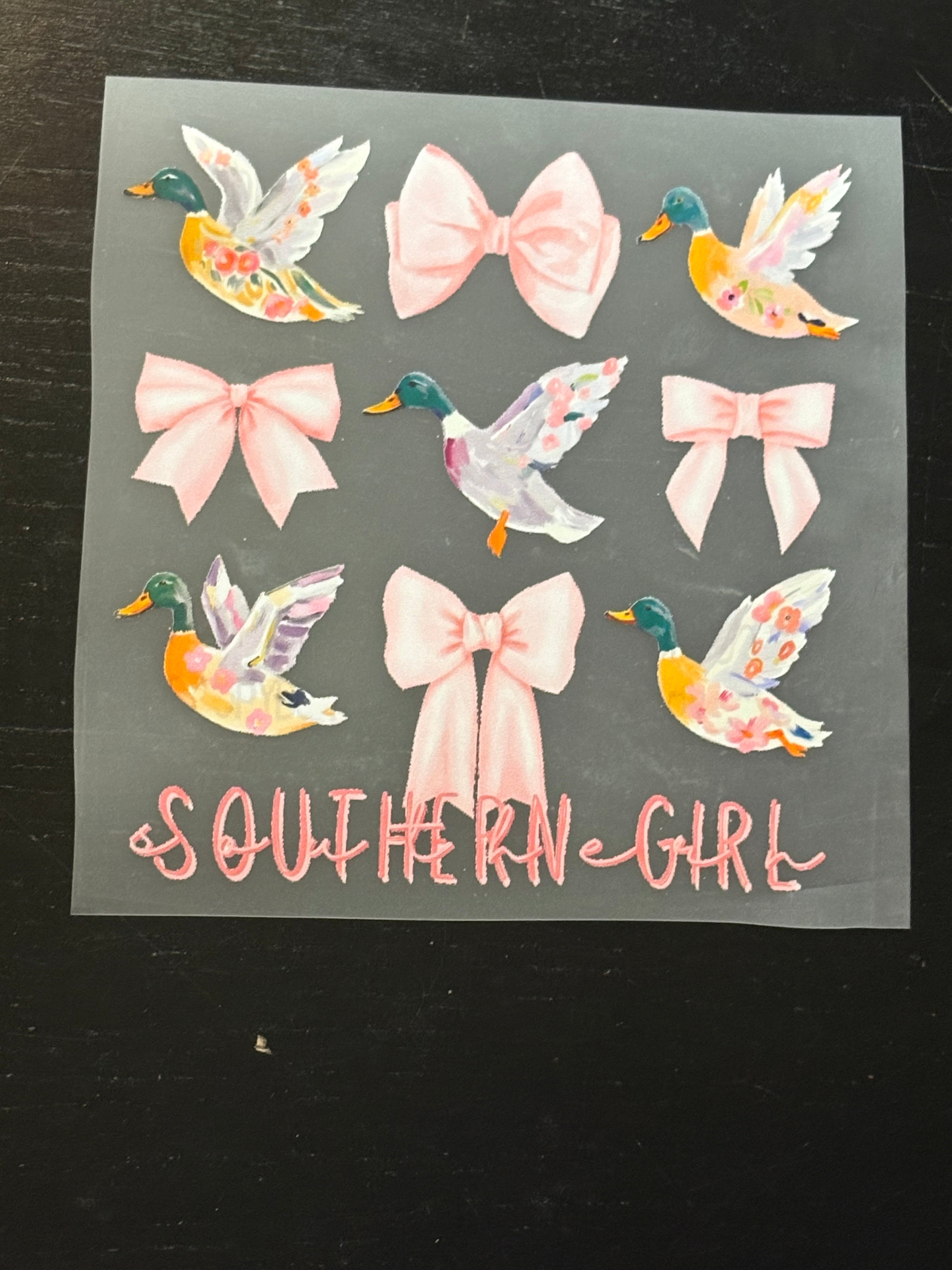 Duck and bows